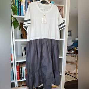 Anthropologie Daily Practice Short Sleeve Maxi Dress Size M